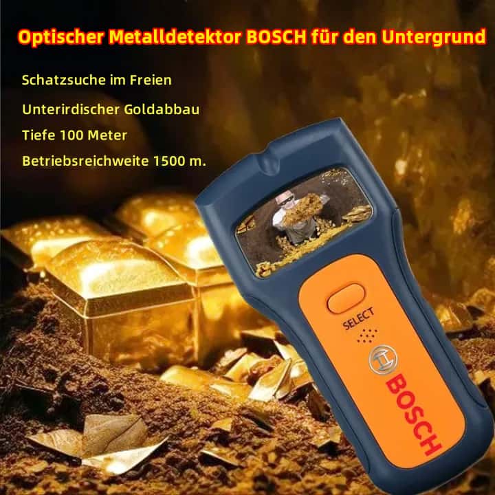 🔍Bosch Hightech-Metalldetektoren zum Auffinden verborgener Goldschätze💰⚙️
