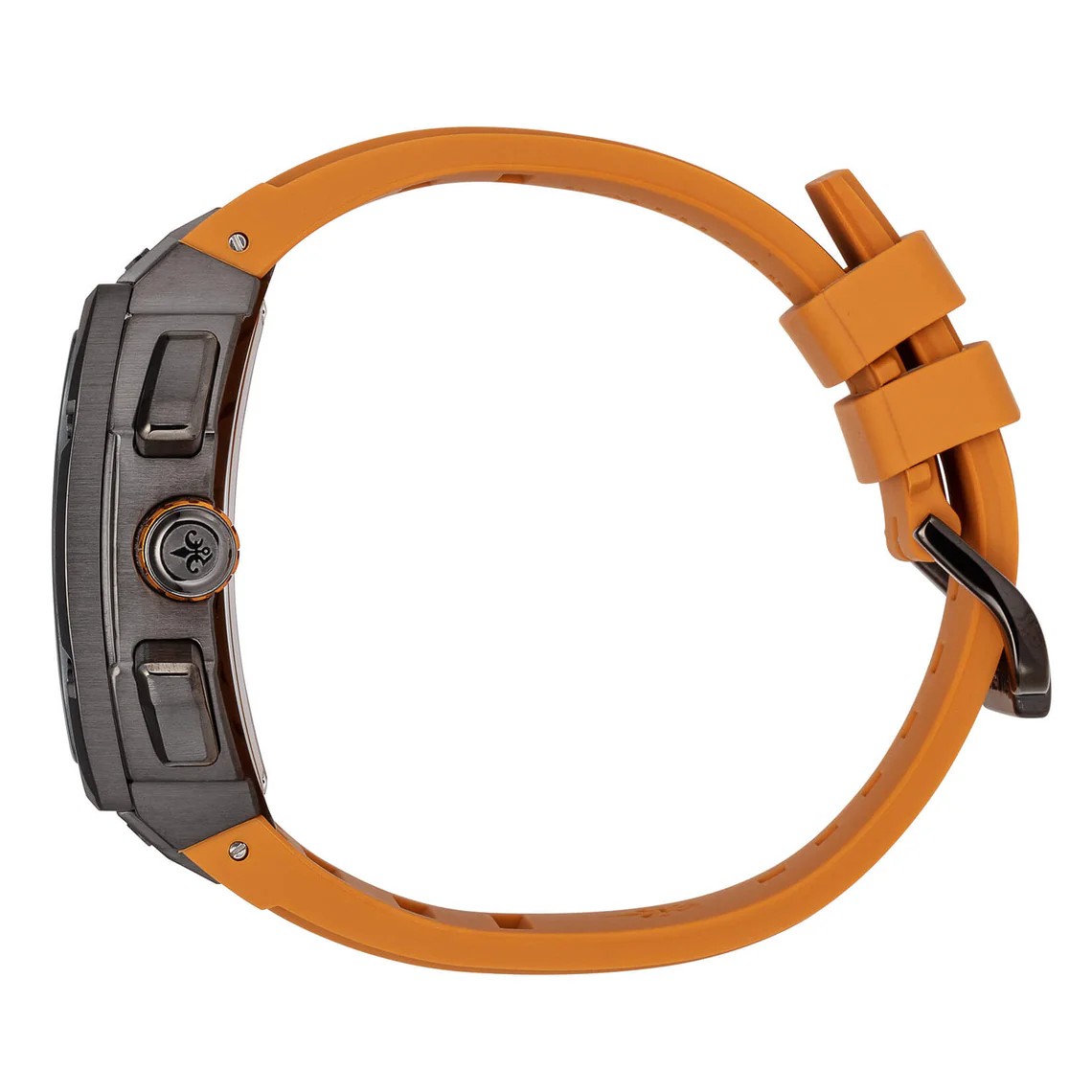 Polaris Chrono – Елегантен мъжки хронограф – Изгоряло оранжево