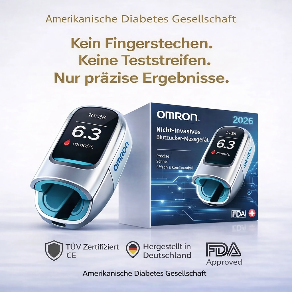 🔥Nie wieder Nadeln und Schmerzen! | Omron™ Nicht-invasives Blutzuckermessgerät – Blutzuckermessung einfach und präzise, ​​jederzeit und überall 🔥