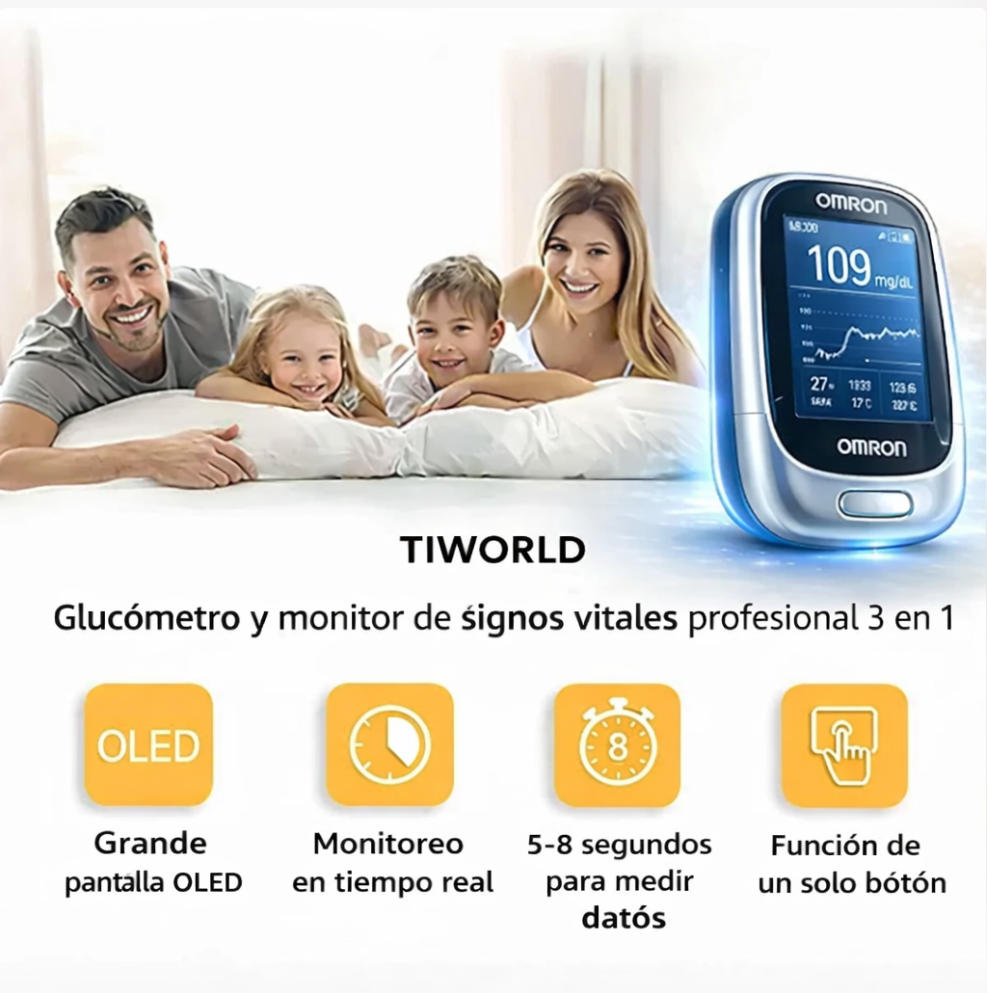 🔥🔥2026 Última tecnología, medidor de glucosa en sangre infrarrojo Omron™🔥