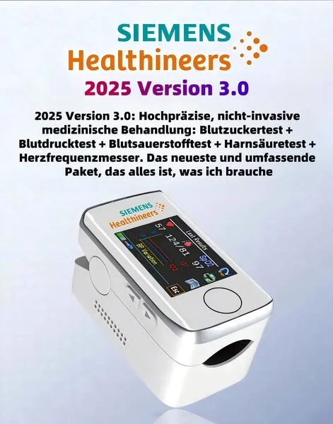 🎉50 % Rabatt für kurze Zeit👨‍⚕️2025 Version 3.0 umfassendes multifunktionales Blutzuckermessgerät