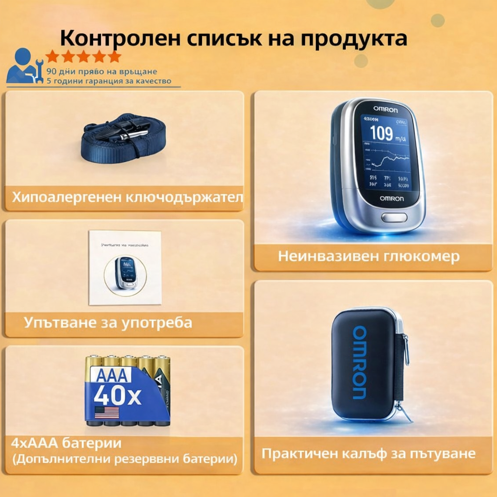 🔥🔥През 2026 г.: Инфрачервеният глюкомер Omron™ 🔥