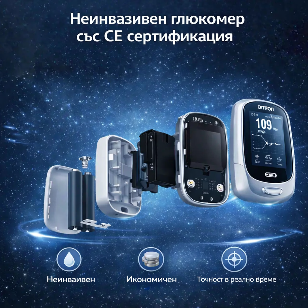 🔥🔥През 2026 г.: Инфрачервеният глюкомер Omron™ 🔥