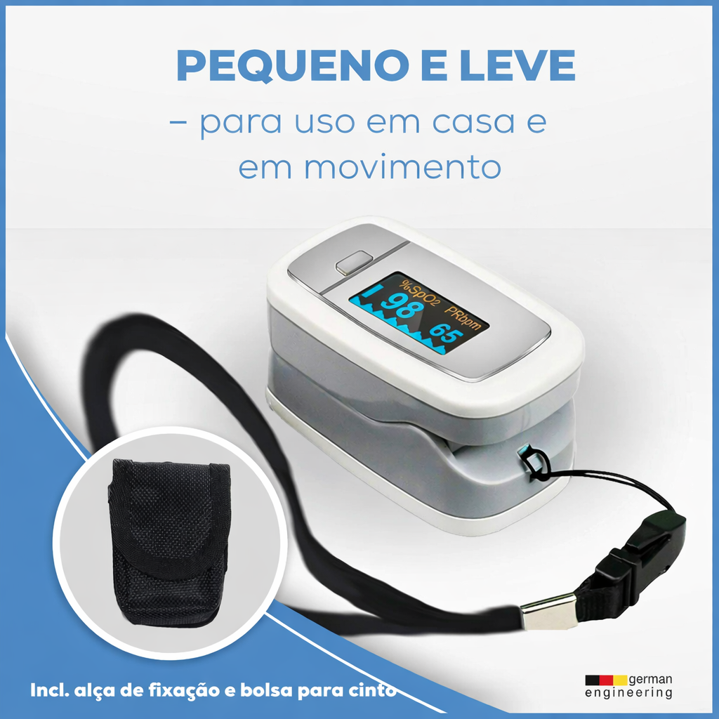 Medidor de glicemia digital de dedo Omron PO30, sem agulha, inclui 2 pilhas de 1,5 V, 1 por caixa.