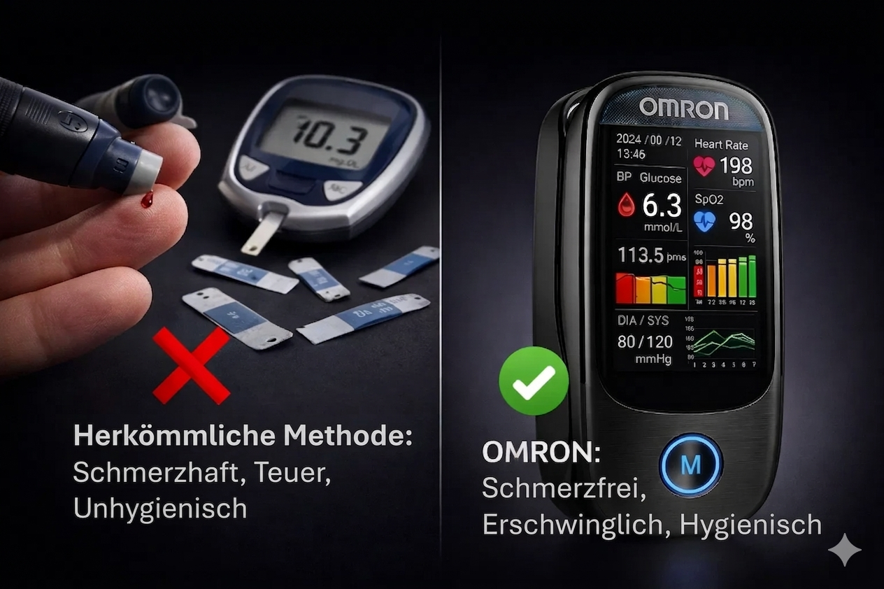 OMRON Premium Minimalist – Nicht-invasiver Gesundheitsmonitor
