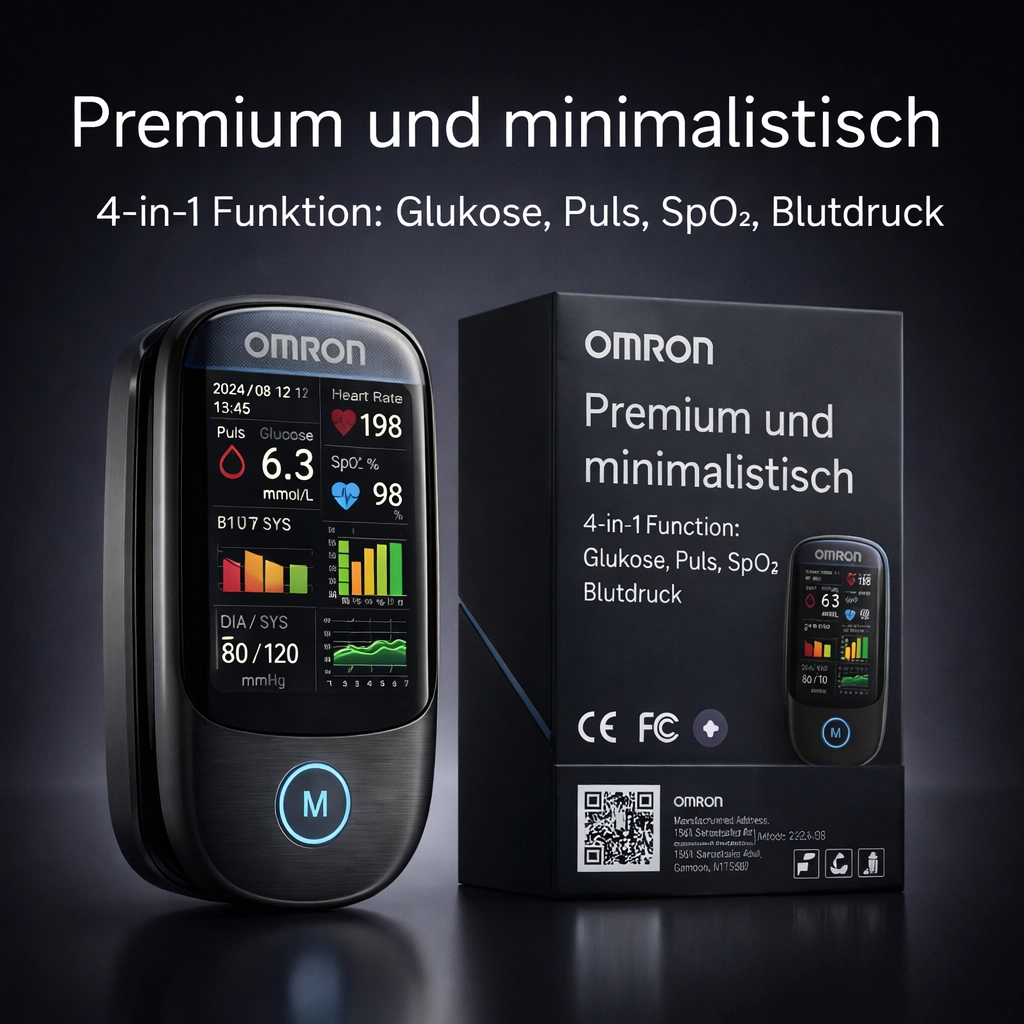 OMRON Premium Minimalist – Nicht-invasiver Gesundheitsmonitor