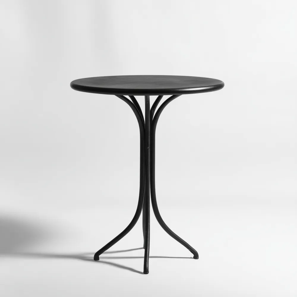 Tavolo da bar in metallo Ø80x110 cm - Nero - Design moderno