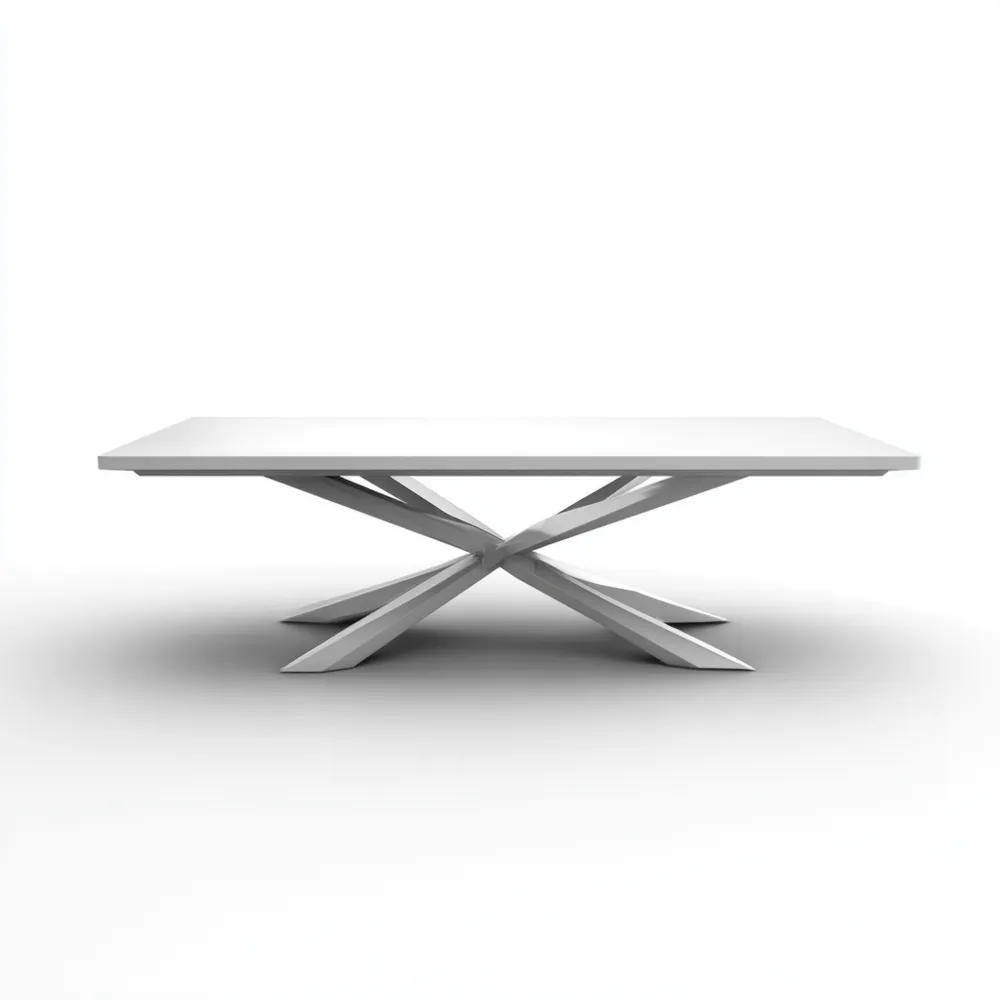Tavolo da pranzo Moderno Bianco 200x100x75 cm - Design Contemporaneo