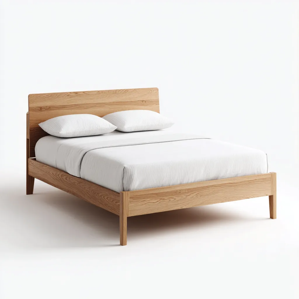 Letto matrimoniale Legno 200x160x95 cm - Legno - Design moderno-Roomgohaus