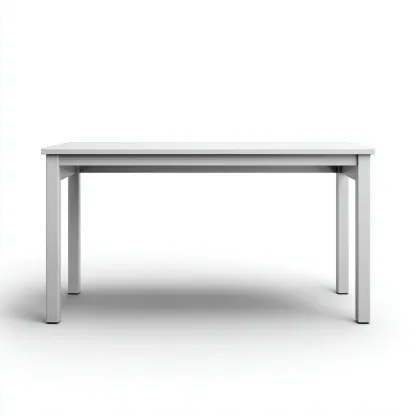 Scrivania in legno 120x70x75 cm - bianco - per ufficio - stile moderno-Roomgohaus