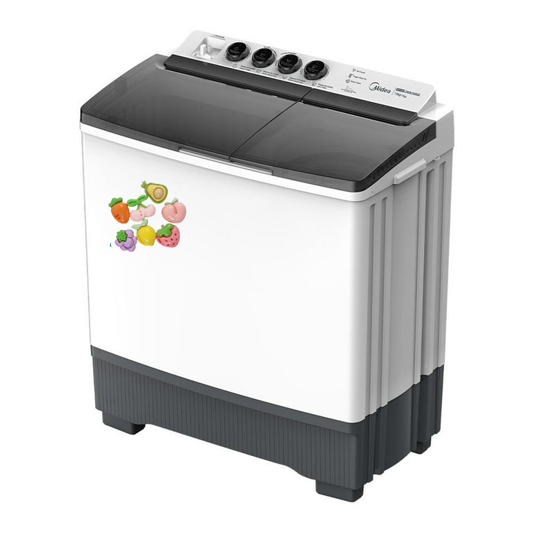 Lavadora Midea Dos tinas 19 kg Blanca-lavadora pegatinas