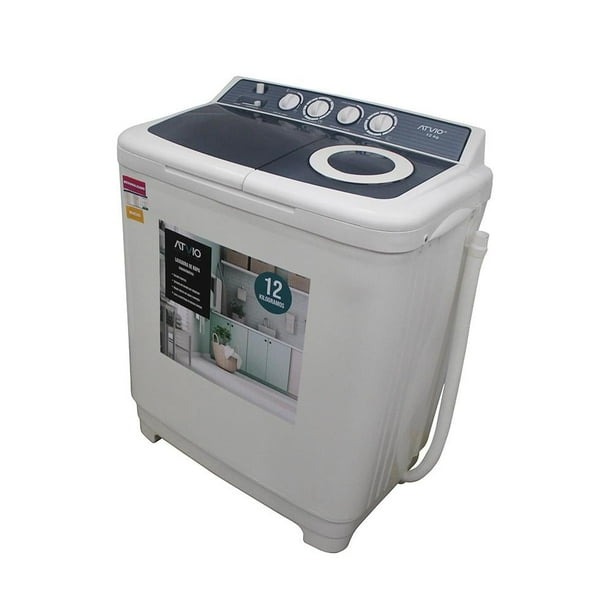Lavadora Atvio Home Doble Tina 12 Kg WM122TWM Blanco