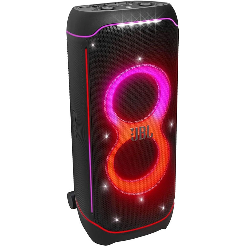 JBL PartyBox Ultimate Bocina Efecto Luz LED, Bluetooth, 1100 W de Potencia, Resistente al Agua IPX4 - Negro