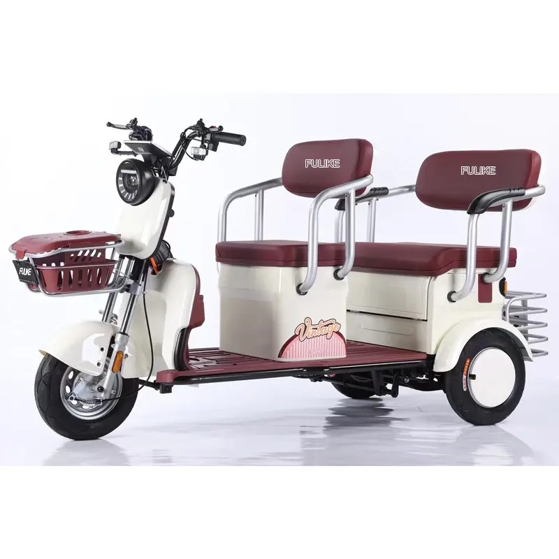 Scooter de movilidad eléctrica de tres ruedas FULIKE (Marca) — Triciclo eléctrico para personas con discapacidad — 60V 600W