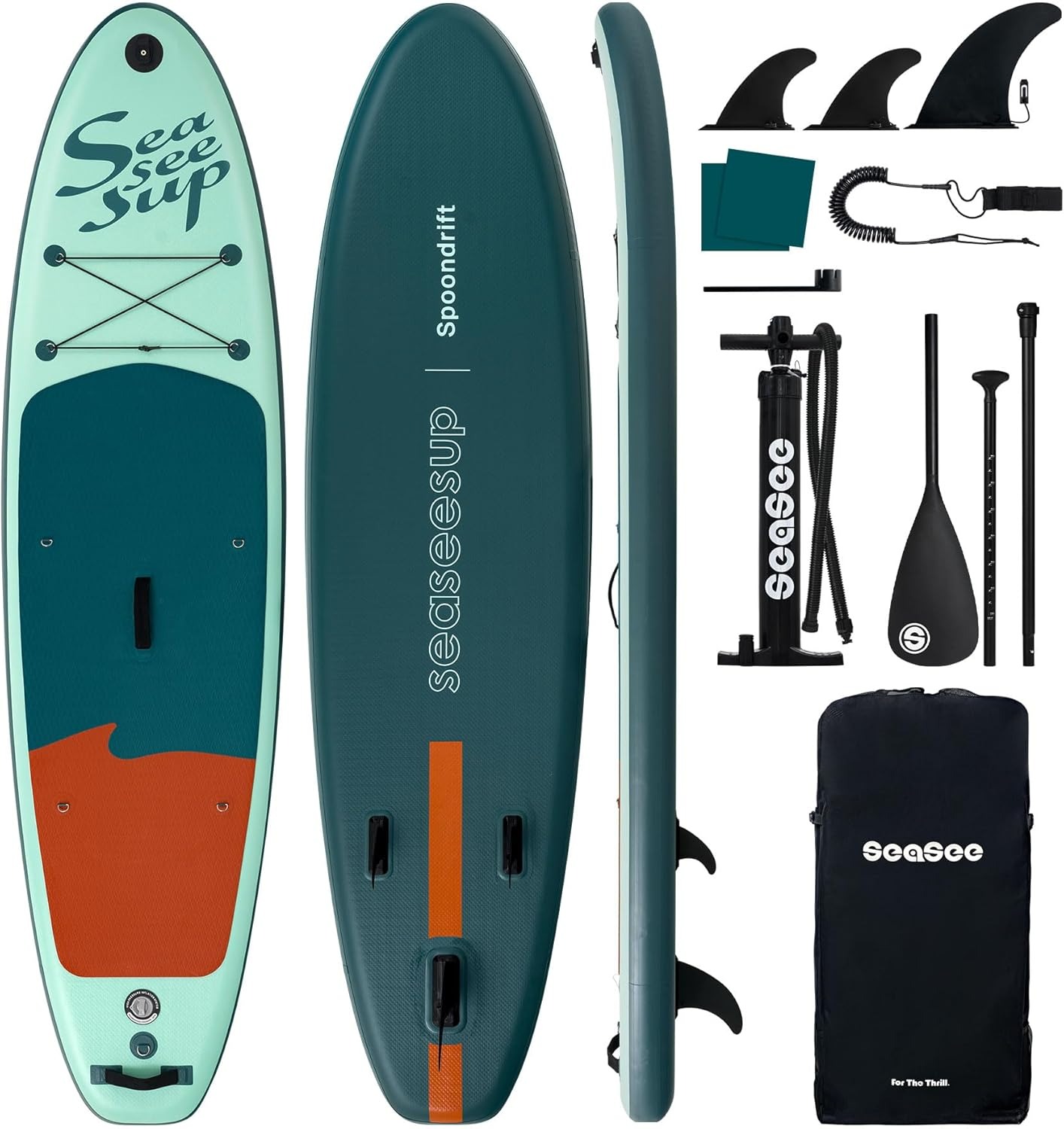 Tablas de Remo inflables con Accesorios Sup, Tabla de Remo de, Duradera, Ligera, diseño Estable de 33 32 Pulgadas de Ancho para Adultos con sobrepeso, Bomba de Doble acción y Montaje