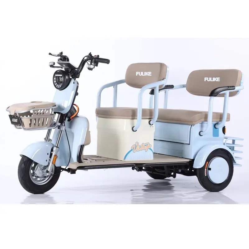 Scooter de movilidad eléctrica de tres ruedas FULIKE (Marca) — Triciclo eléctrico para personas con discapacidad — 60V 600W
