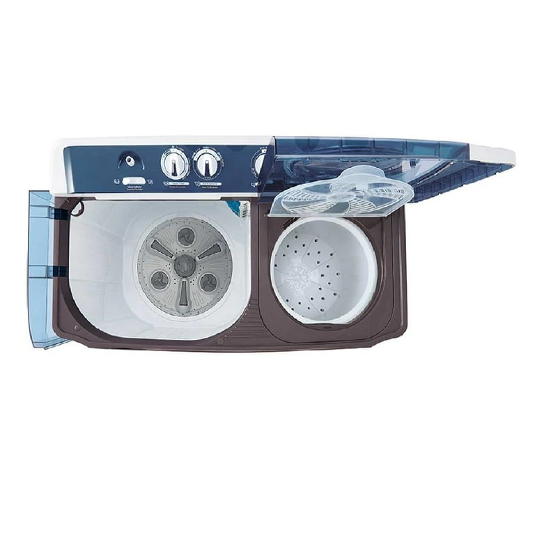 Lavadora doble tina LG 18 KG semiautomática doble carga WP18MAR.DBMELAT