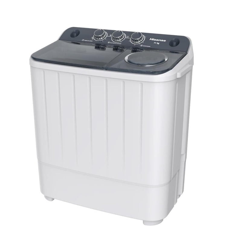 Lavadora Hisense Semiautomática de 11 Kgs blanca