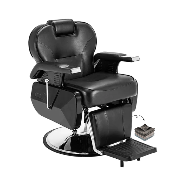 Sillon Barberia Estilista Peluqueria Silla Estetica Uso Rudo