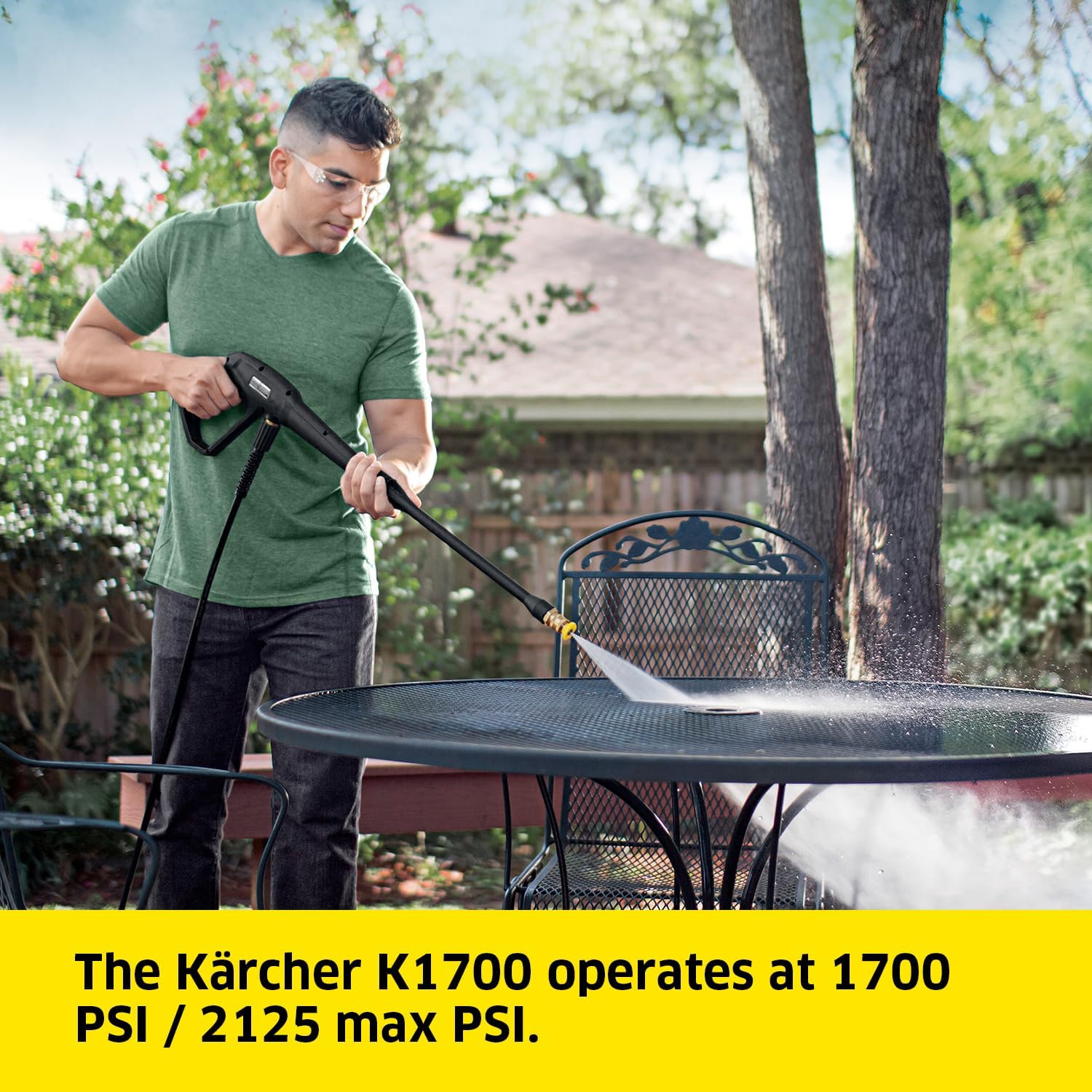 Karcher - Máquina limpiadora eléctrica a presión, K1700 Cubo, Amarillo
