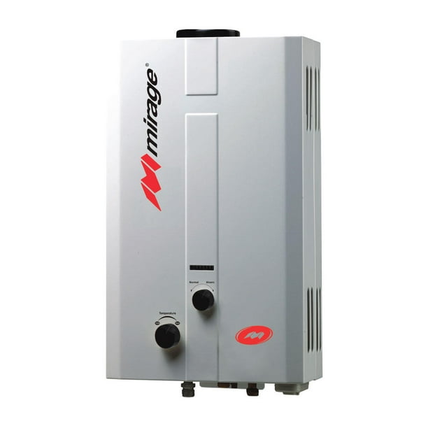 Boiler De Paso Flux Mirage de 6 Litros Por Minuto Gas Natural Mirage MBF06EF