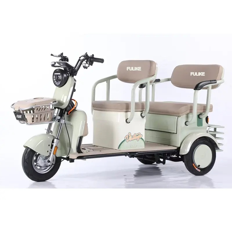 Scooter de movilidad eléctrica de tres ruedas FULIKE (Marca) — Triciclo eléctrico para personas con discapacidad — 60V 600W