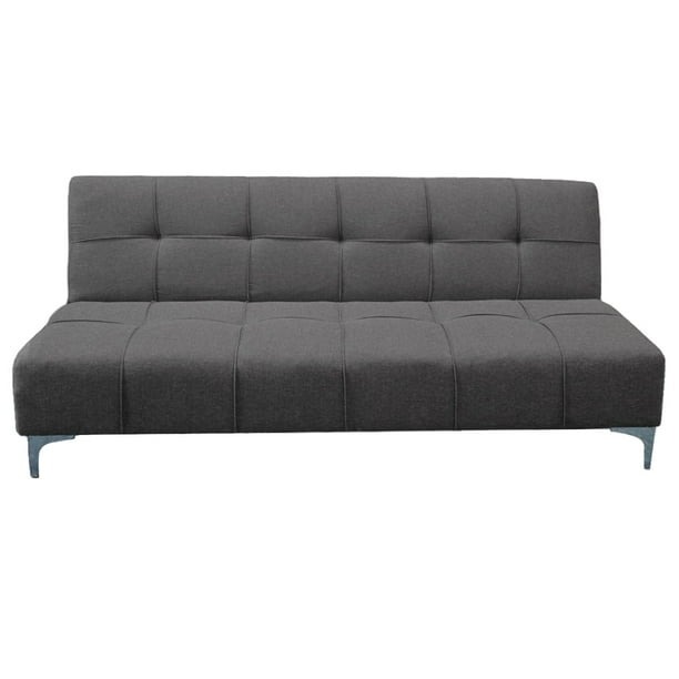 Sofa Cama Reclinable El Bazar Store New York Gris Oxford , Futon 3 posiciones, Sala