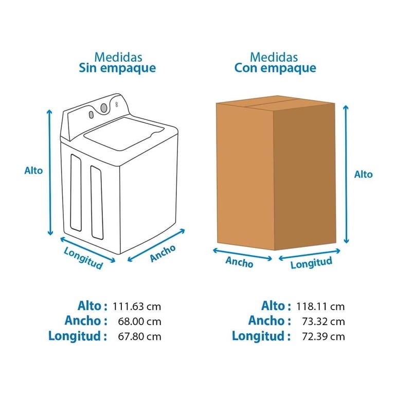 Lavadora Mabe 19 Kg Blanca