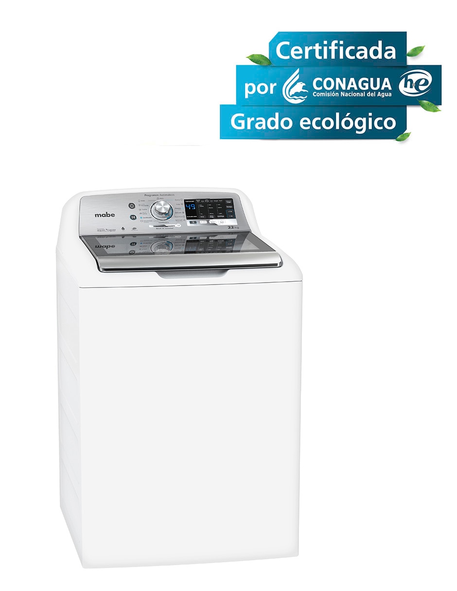 Combo Lavadora + Secadora Mabe gas/eléctrico 22 kg LMH72201SMG17R8M