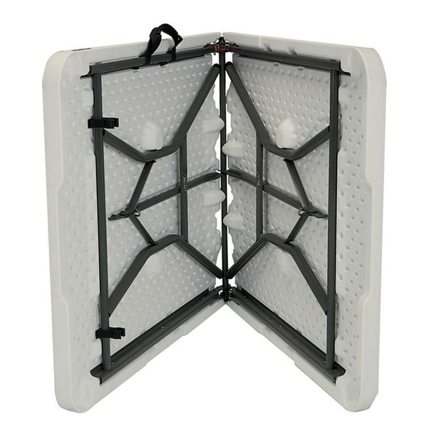 Mesa Lifetime Plegable Rectangular Blanco