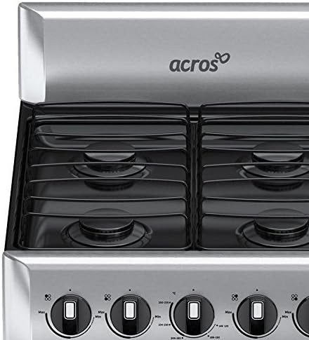 Estufa Acros de 4 quemadores estampados 20 pulgadas De gas Al piso Gris modelo NAW-1001S