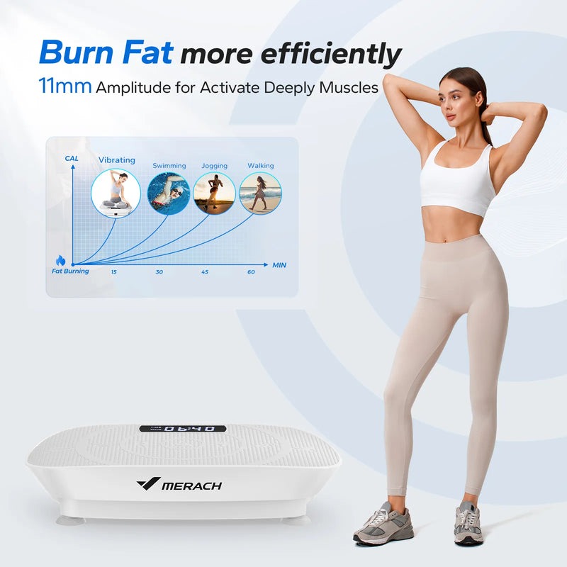 Plataforma vibratoria curva para todo el cuerpo