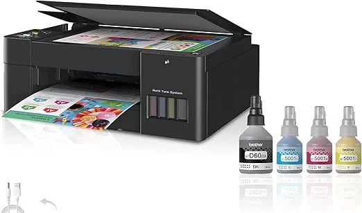 Brother DCPT420W Inkbenefit Tank Multifuncional de inyección de Tinta Continua a Color WiFi—cable de datos usb