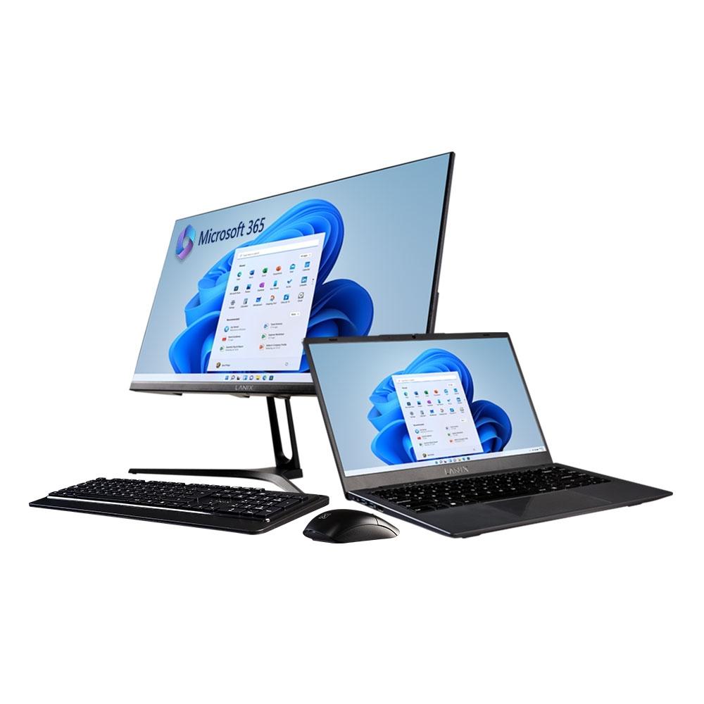 Pack Xbook 365 Lanix Go Intel Celeron N4020 4GB RAM 128GB Negro
