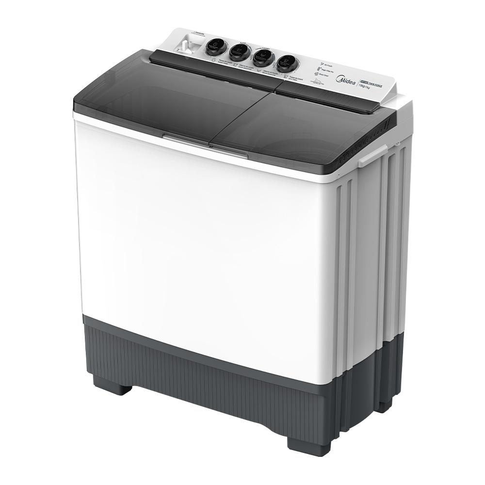 Lavadora Midea Dos tinas 16 kg Blanca