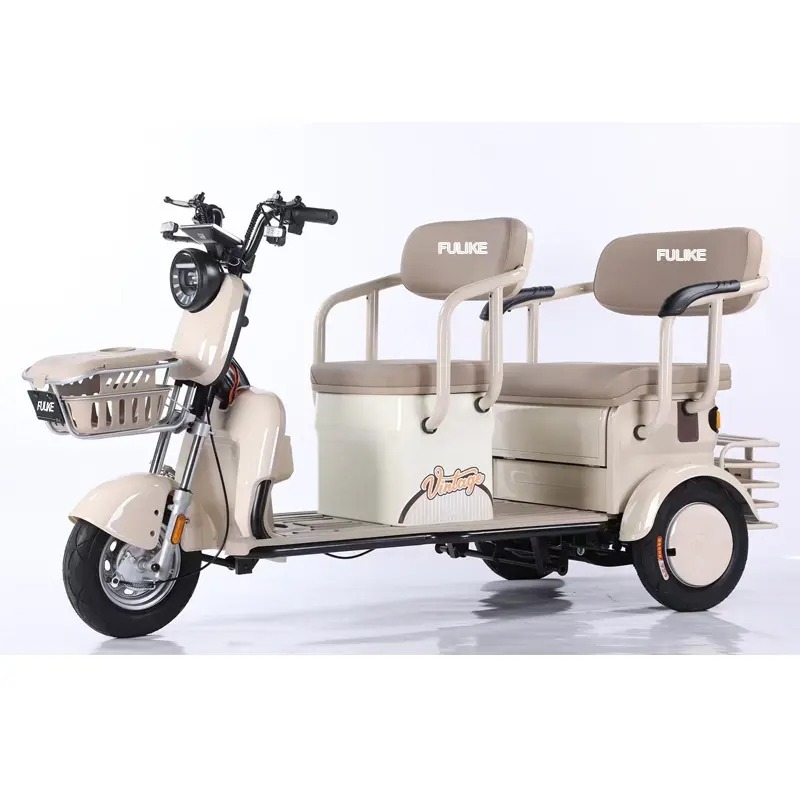 Scooter de movilidad eléctrica de tres ruedas FULIKE (Marca) — Triciclo eléctrico para personas con discapacidad — 60V 600W