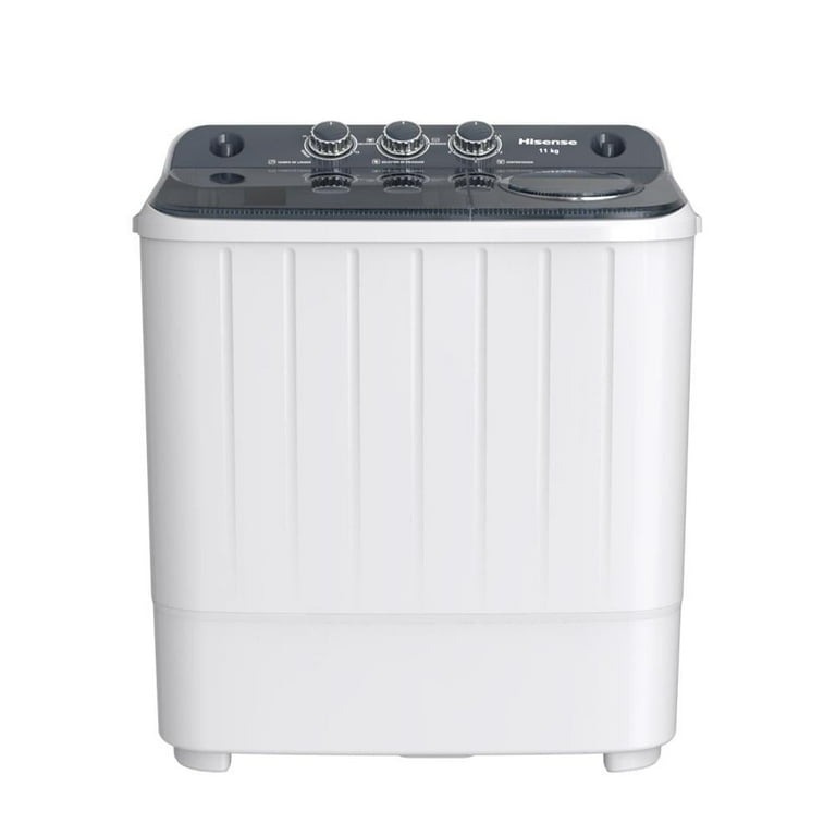 Lavadora Hisense Semiautomática de 11 Kgs blanca