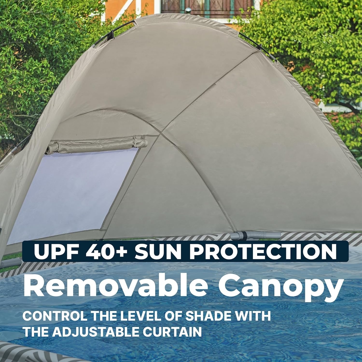 Bestway Steel Pro - Juego de piscina redonda sobre el suelo de 13 x 42 pulgadas con capacidad de 2.941 galones, revestimiento DuraPlus, bomba de filtro, toldo, escalera y parche de reparación