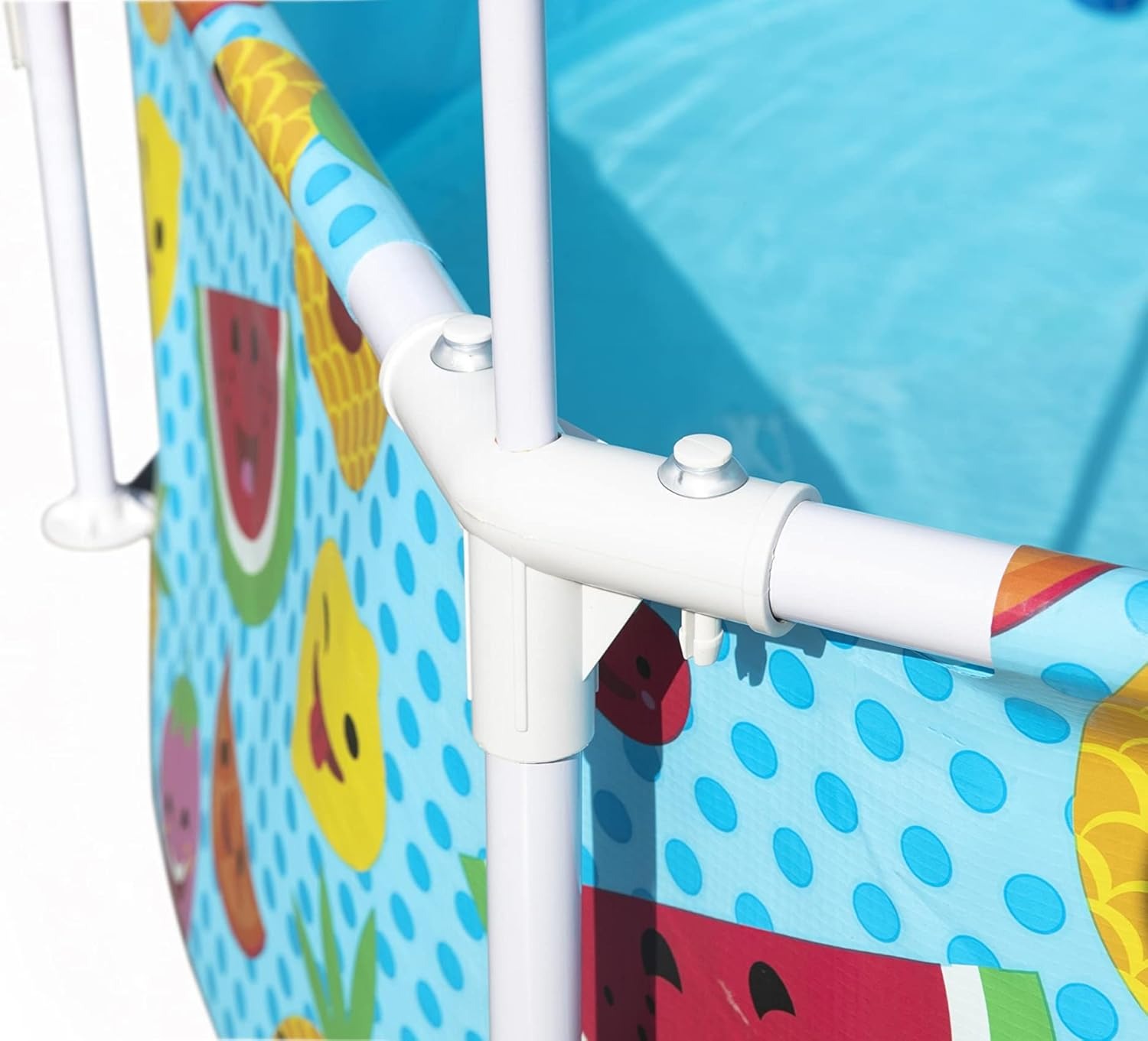 Bestway Alberca Infantil Rigida Redonda con Toldo, 2.44 x 51 cm