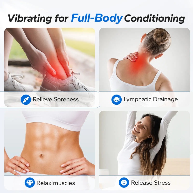 Plataforma vibratoria curva para todo el cuerpo