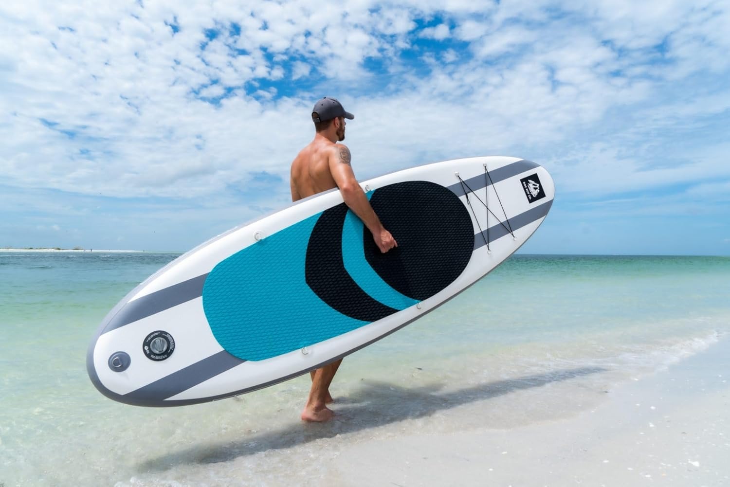 Roc Inflatable Stand Up Paddle Boards with Premium Sup Paddle Board Accessories, Wide Stable Design, Non-Slip Comfort Deck for Youth & Adults