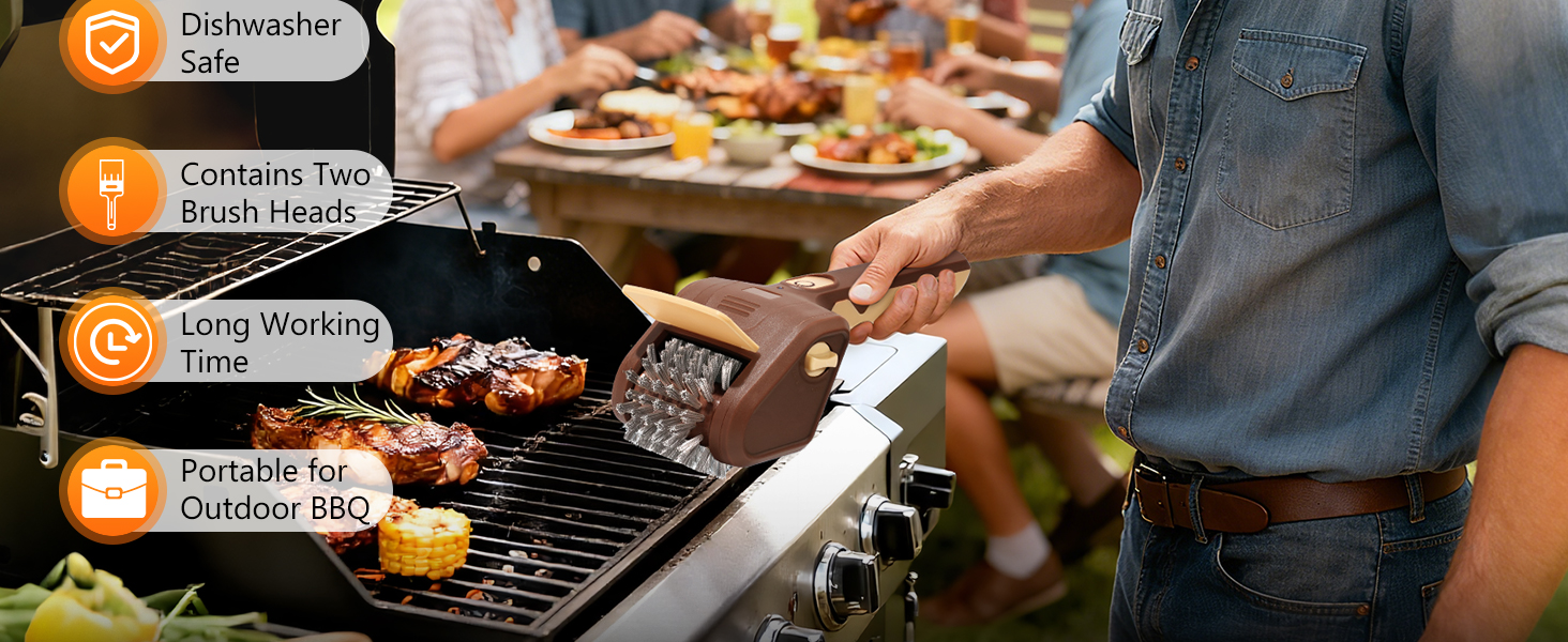 grill brush for outdoor grill