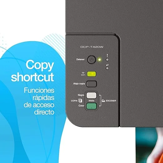 Brother DCPT420W Inkbenefit Tank Multifuncional de inyección de Tinta Continua a Color WiFi—cable de datos usb