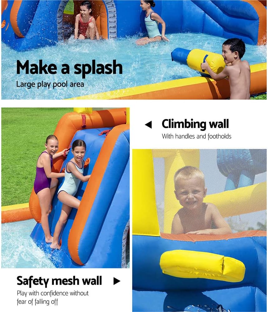 Bestway H2OGO Super Speedway Mega Water Park, 18.1 x 16.6 x 8.8 inch