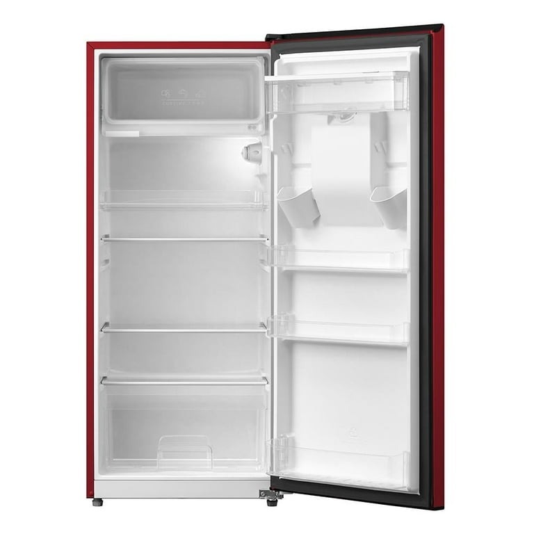 Refrigerador Atvio 7 Pies AT-6.6URR Silver/Rojo