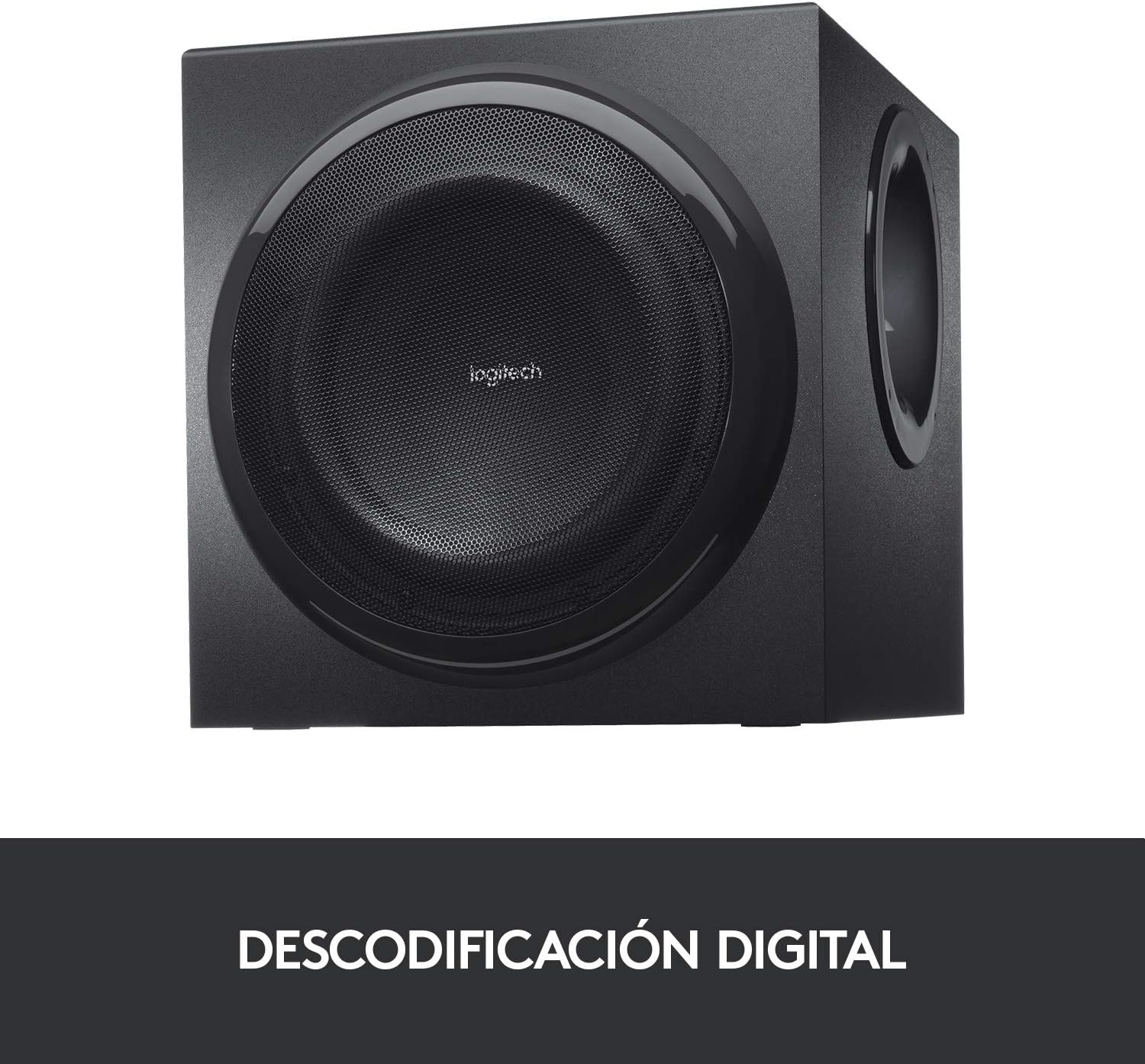 Logitech Z906 5.1 Sistema de Audio con Sonido Envolvente THX, Certificado Dolby&DTS, 500 W RMS, Multi-Dispositivos, Entradas Audio Múltiples, PC/PS4/Xbox/TV/Móvil/Tablet - Negra