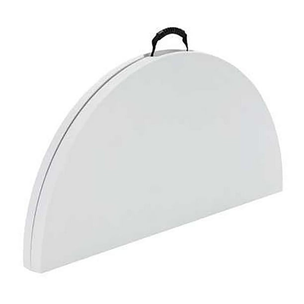 Mesa Lifetime Plegable para Exterior 121 cm Blanco