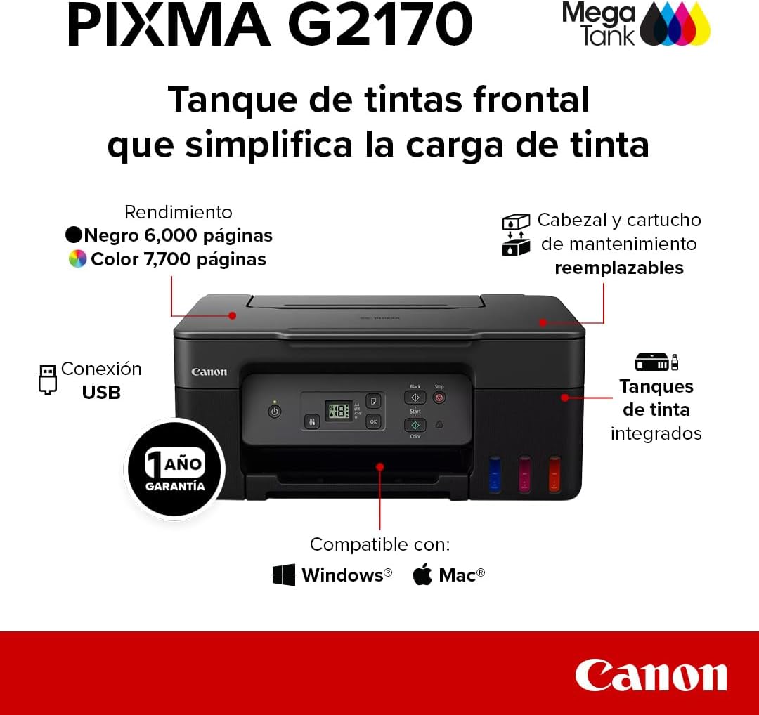 Canon Multifuncional PIXMA G2110