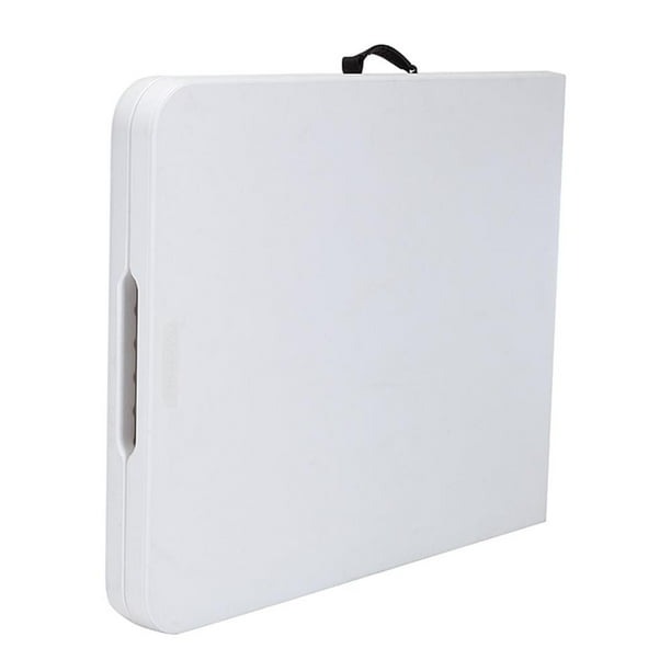 Mesa Lifetime Plegable Rectangular Blanco