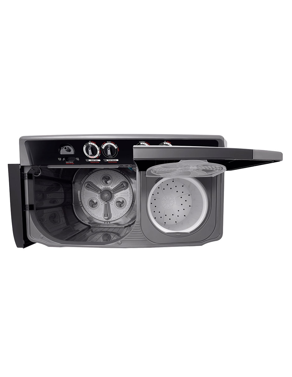 Lavadora doble tina LG 18 KG semiautomática doble carga WP18MAR.DBMELAT